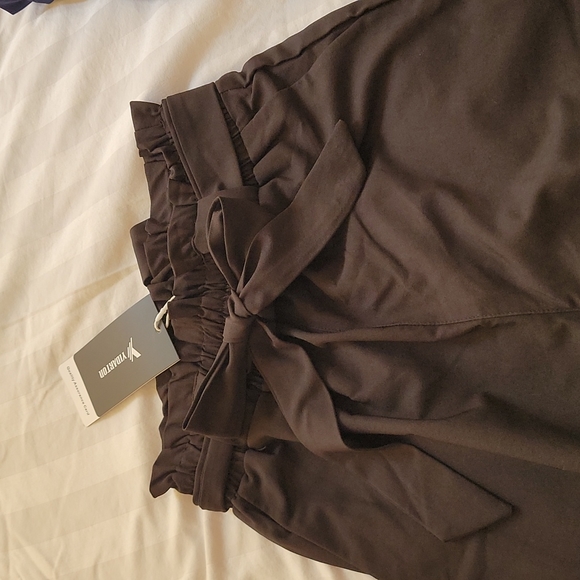 Bundle! High Waisted Tie Front Trouser Pants - Picture 2 of 7
